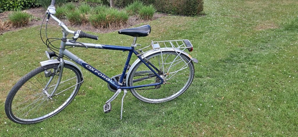 Oxford heren fiets ideaal voor een kot student, Gebruikt, Velgrem, Versnellingen, 53 tot 57 cm