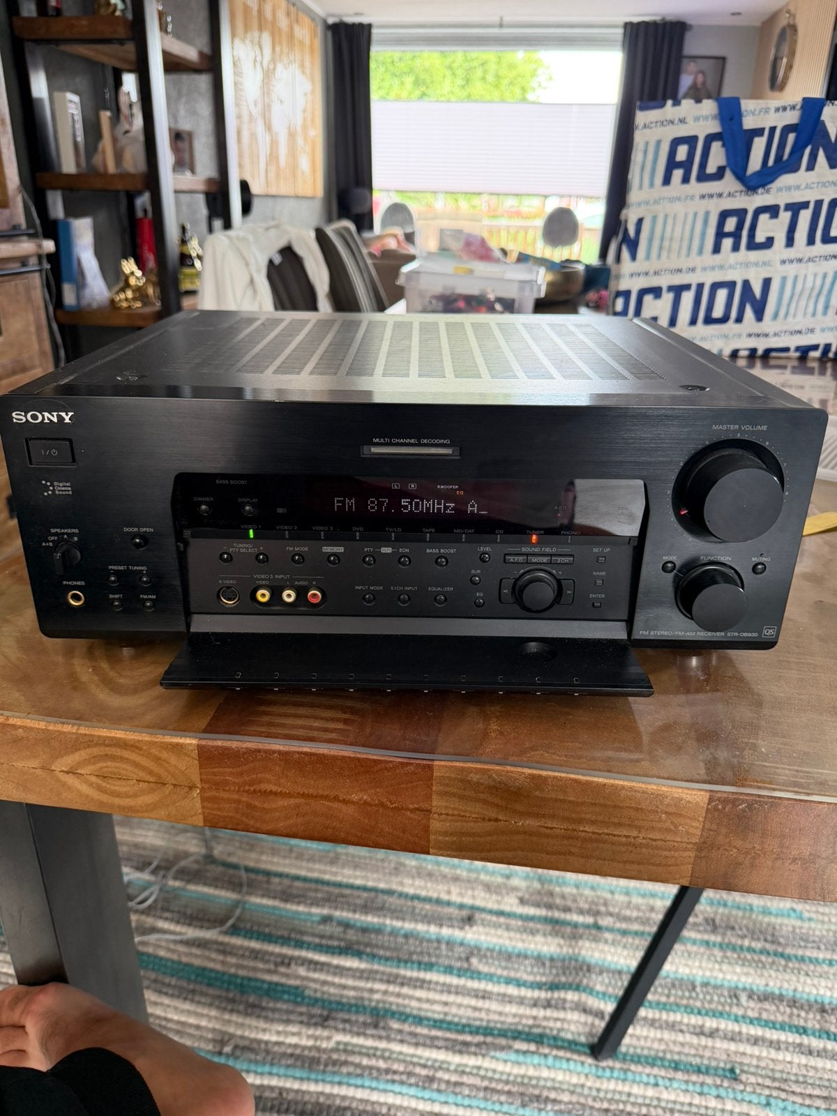 Sony STR-DB930 QS receiver versterker zwart en zilver, Enlèvement ou Envoi, Comme neuf, Sony