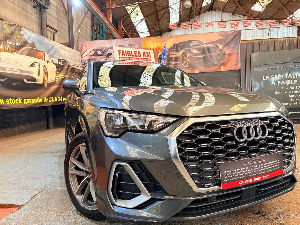 Audi Q3 35TDI Sportback 35TDI S-Line Cockpit GPS Cuir, Autos, Cuir, Argent ou Gris, Achat, https://public.car-pass.be/vhr/4720c171-3e01-4136-860f-e4a3405154e0
