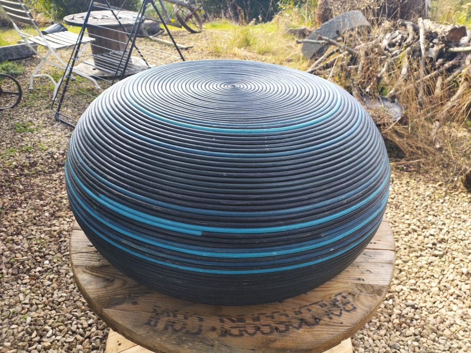 Pouf Diamètre total 72cm-Assise 45cm, Enlèvement, Pouf