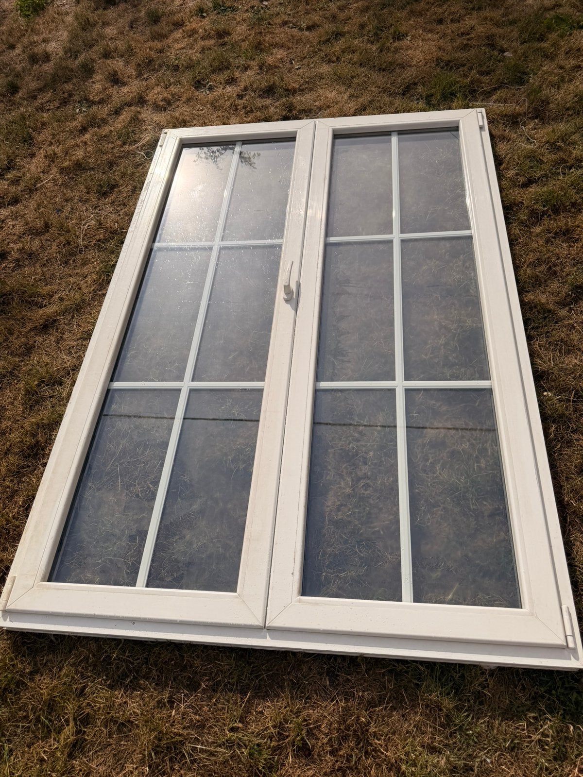 Châssis PVC blanc - châssis porte-fenêtre PVC, Châssis de fenêtre, 75 à 150 cm, Enlèvement, Utilisé