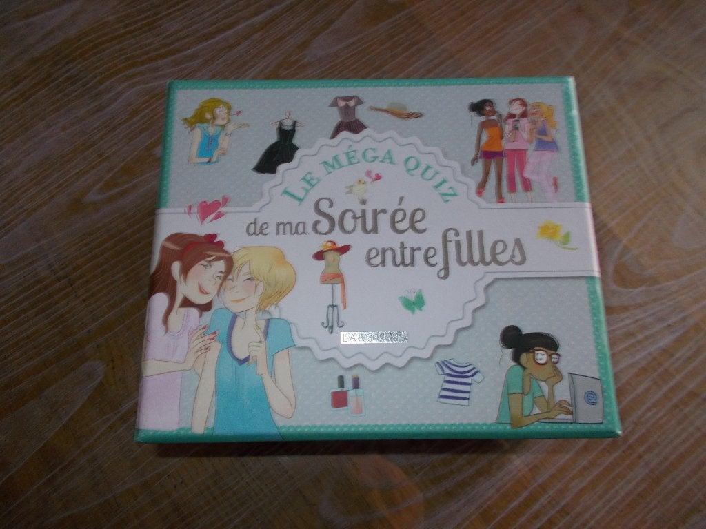 Jeu de LAROUSSE "Le Méga Quizz de ma soirée entre filles"., Hobby en Vrije tijd, Gezelschapsspellen | Kaartspellen, Vijf spelers of meer