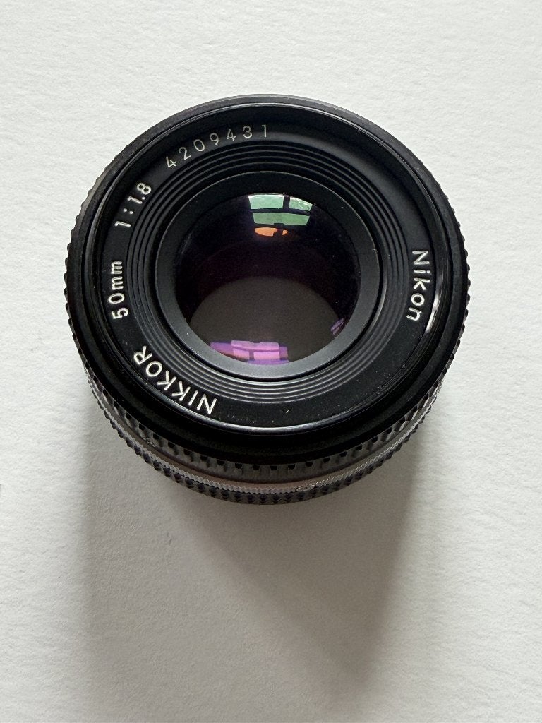 nikkor 50mm f/1.8 AI / AI-S pancake, Audio, Tv en Foto, Fotografie | Professionele apparatuur, Ophalen, Zo goed als nieuw