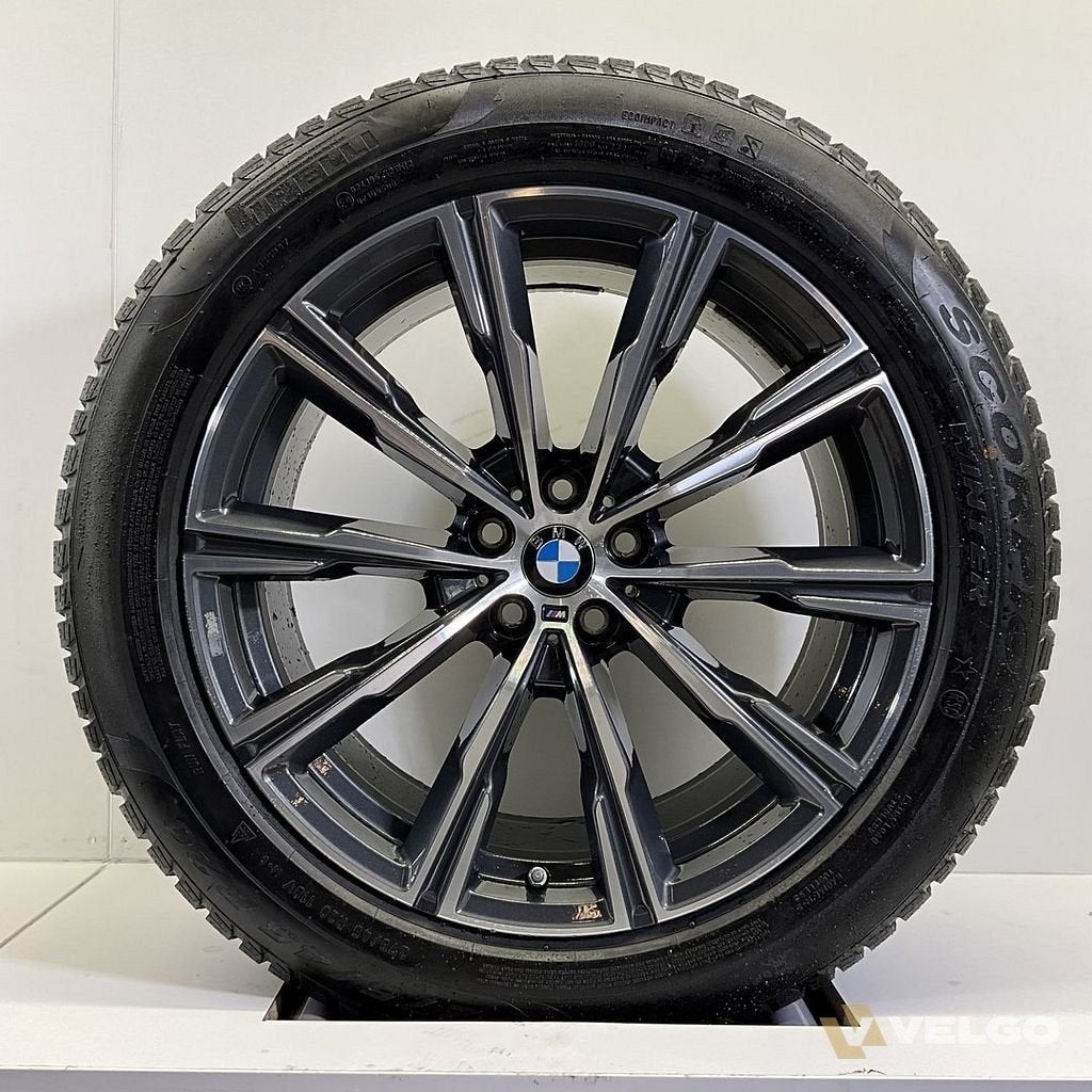 BMW X5 G05 EN X6 G06 BREEDSET VELGEN + WINTERBANDEN 20 INCH, Auto-onderdelen, Gebruikt, -, 275 mm, -