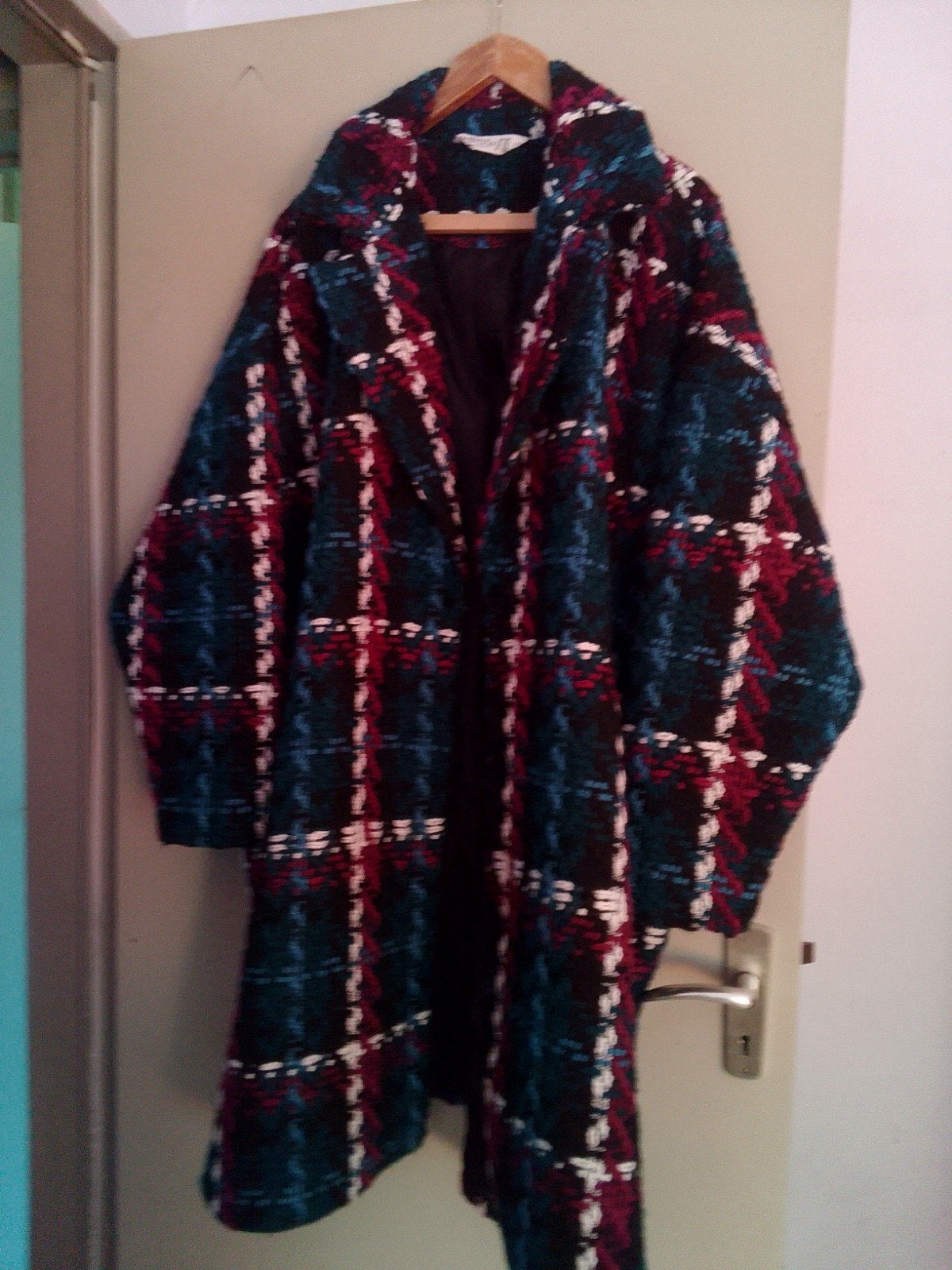 meerkleurige mantel D54/EU56, Ulla Popken, untold story, Kleding | Dames, Maat 46/48 (XL) of groter, Ulla Popken, Zo goed als nieuw