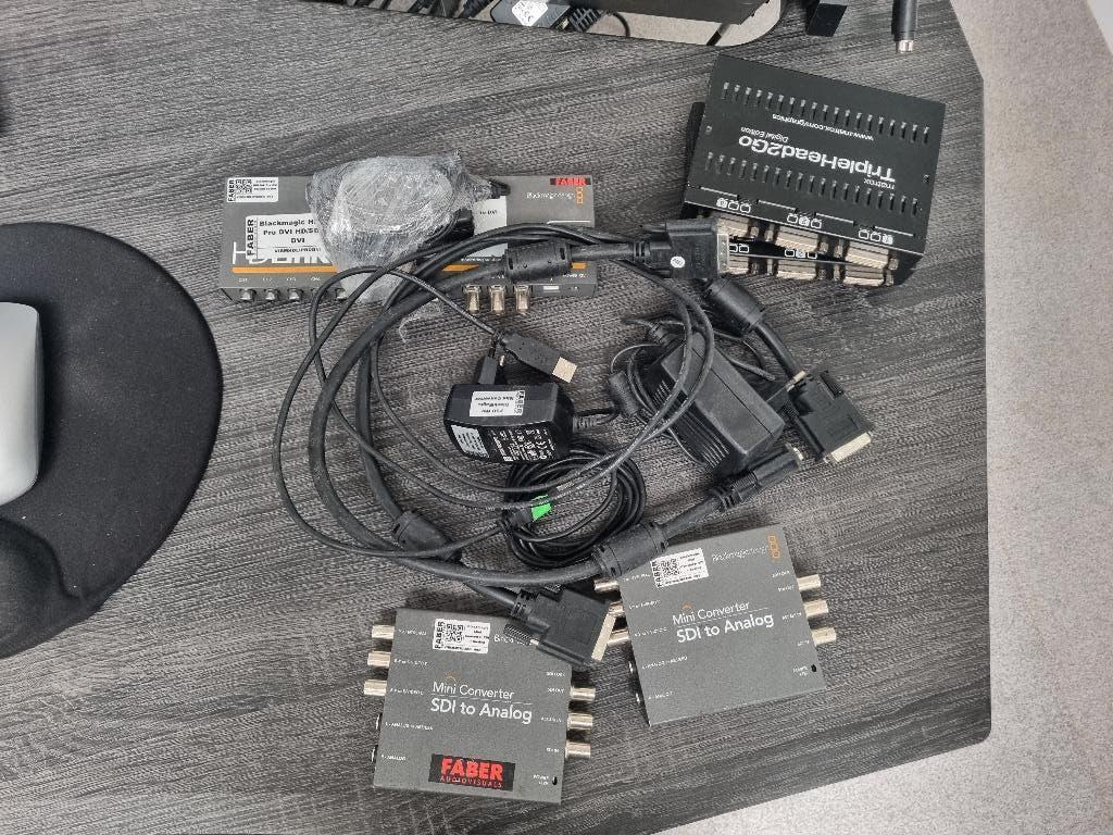 Verschillende videoconverters (Blackmagic, Matrox), Ophalen of Verzenden, Gebruikt