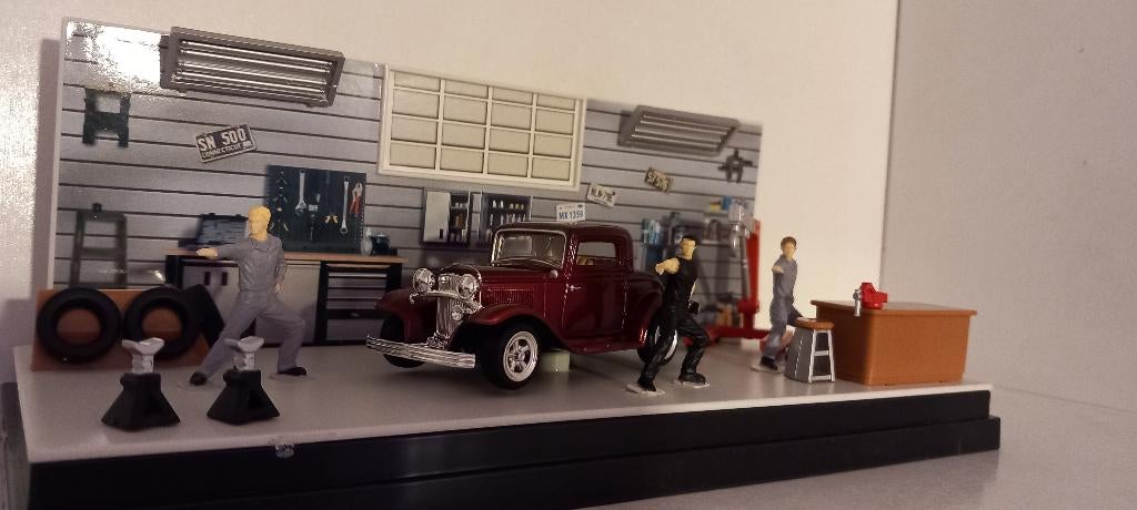 1/64 Ford coupé V8 1932 Moments In Time Usa Motor Max, Enlèvement, Comme neuf, Voiture