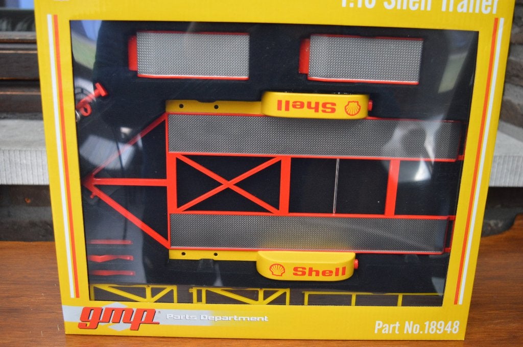 Autotrailer 1/18 GMP, Ophalen of Verzenden, Nieuw, Auto, Overige merken