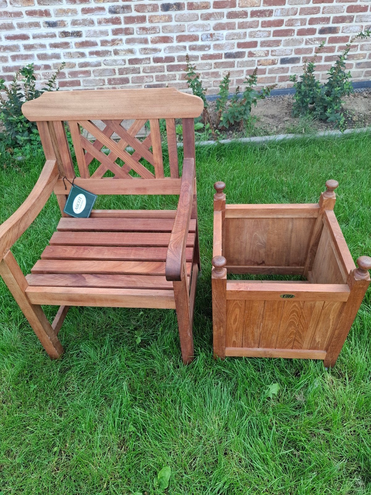 Chaise de jardin en bois dur tropical Ascot, Enlèvement, Neuf