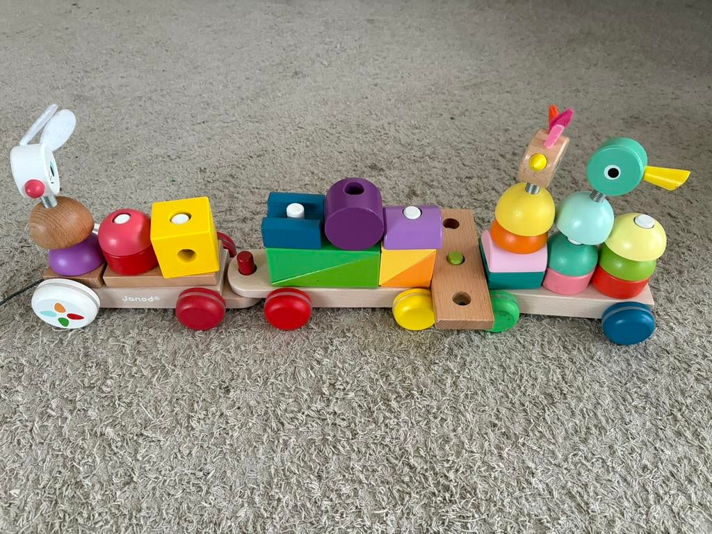 Blokken trein, Ophalen, Gebruikt