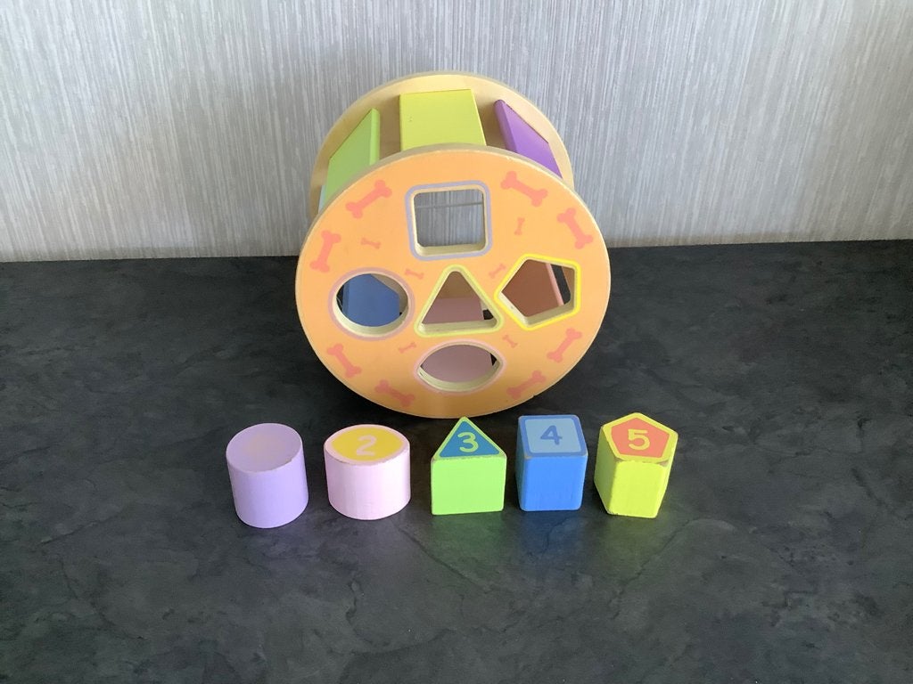 Trieur de formes en bois Janod, Enfants & Bébés, Enlèvement ou Envoi, Utilisé, Puzzles
