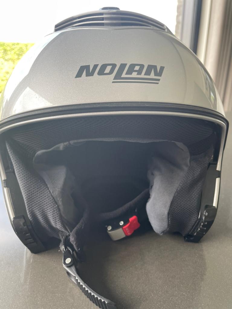 Nolan kwalitatieve helm N43 Air classic N-com, Ophalen, Zo goed als nieuw