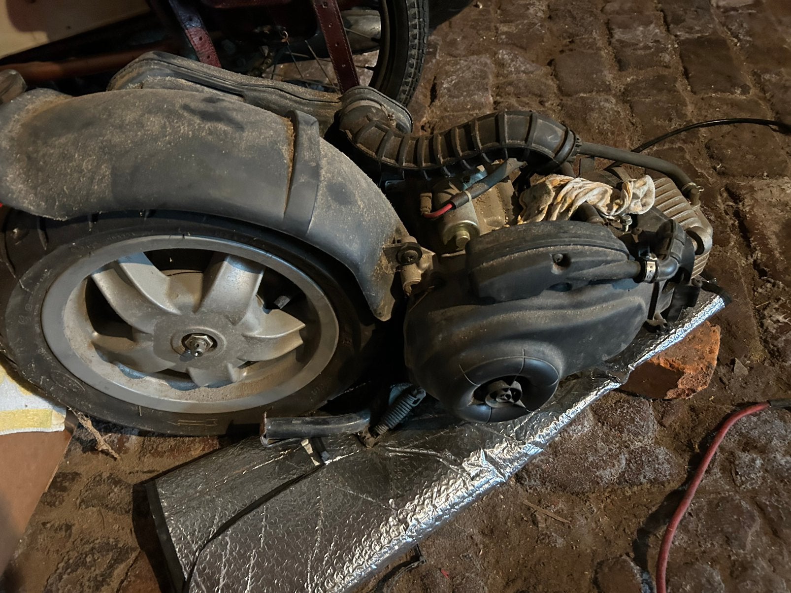 Moteur piaggio zip2 4 temps 50cc, Enlèvement, Utilisé, Bloc, Piaggio