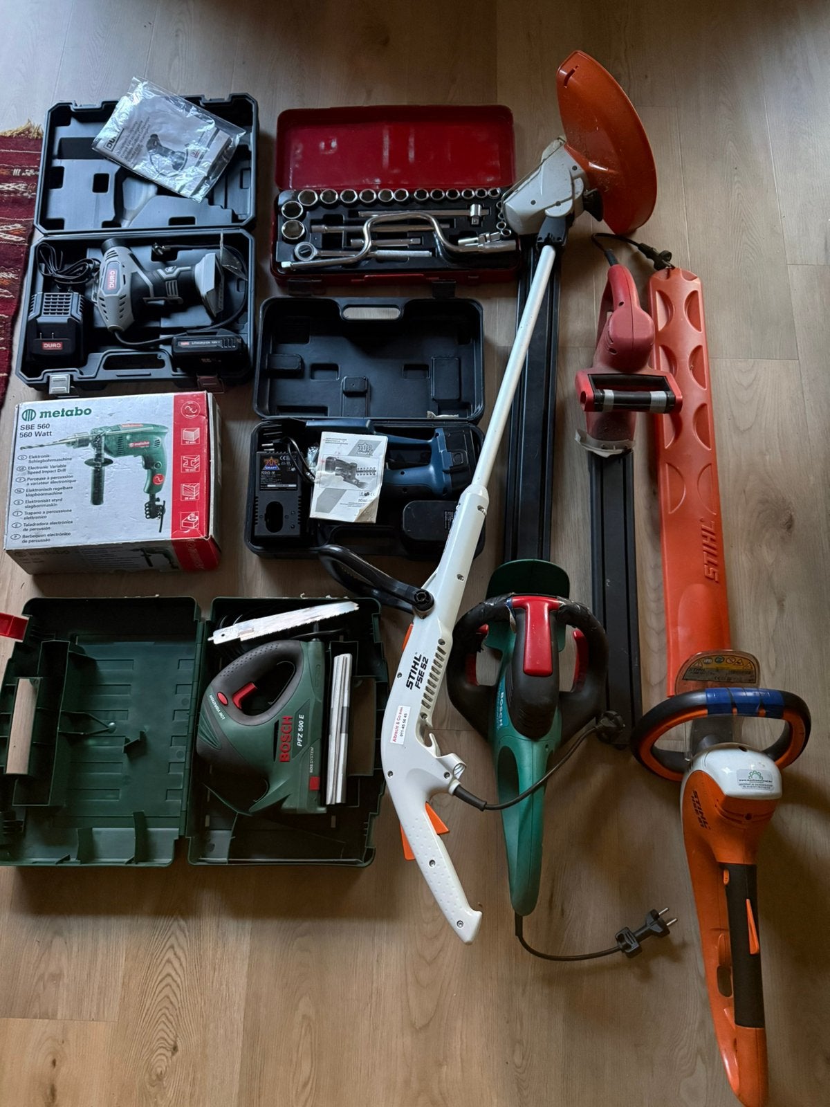 Lot elektrisch gereedschap stihl bosch metabo, Doe-het-zelf en Bouw, Ophalen, Zo goed als nieuw, Bosch