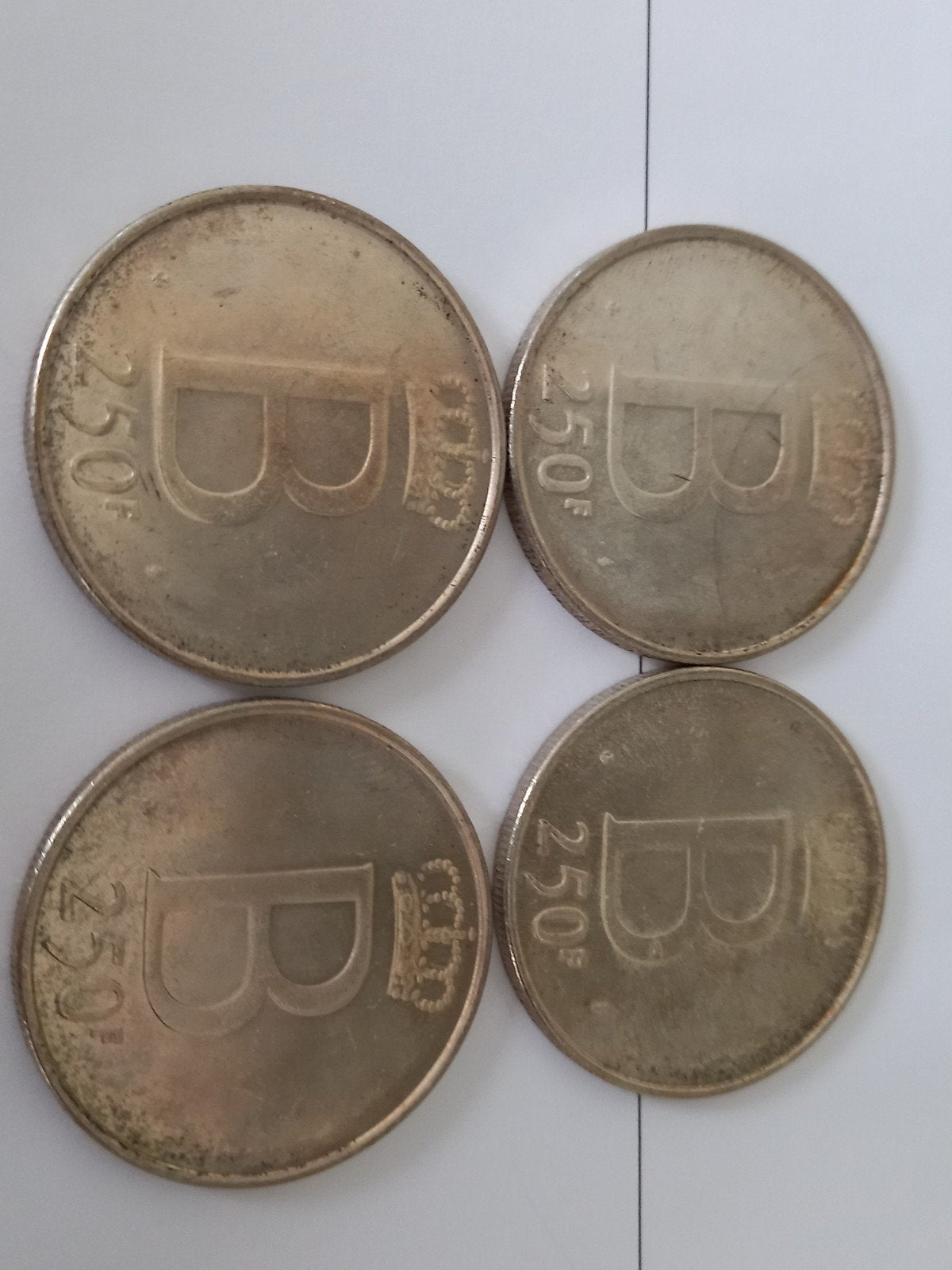 4 pièces en argent, Timbres & Monnaies, Monnaies | Pays-Bas, Argent, Enlèvement ou Envoi