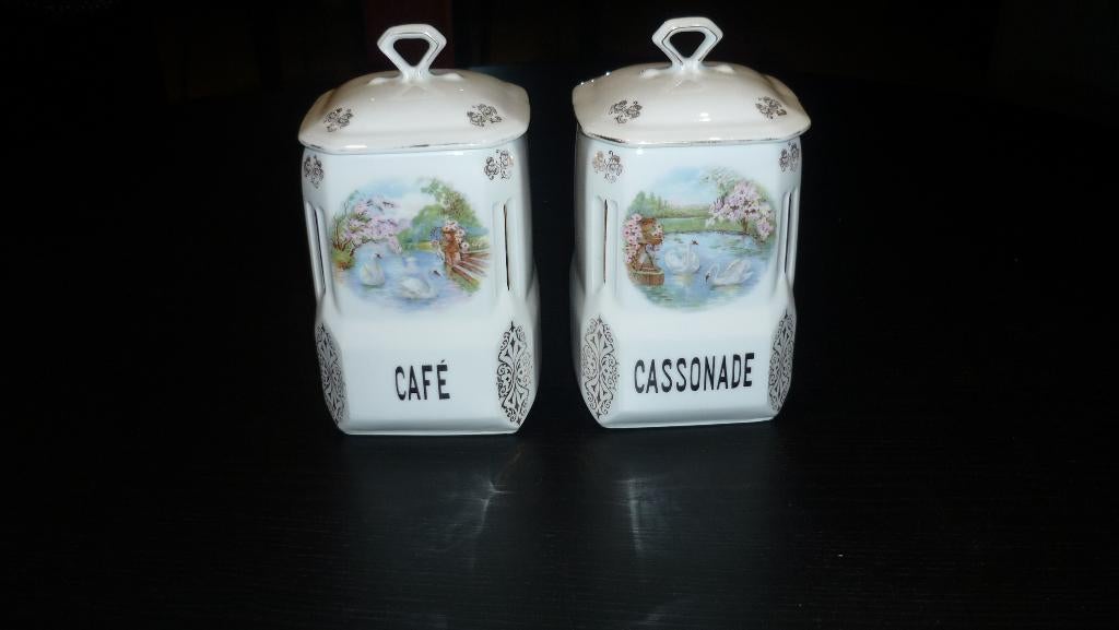 Pots en porcelaine, Enlèvement ou Envoi