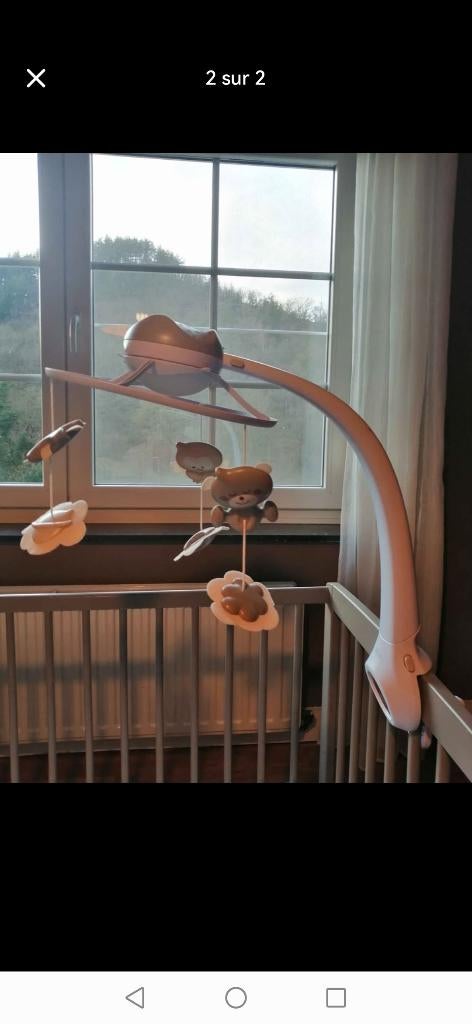 Muzikale en lichtgevende mobiel, Ophalen, Zo goed als nieuw, Lamp