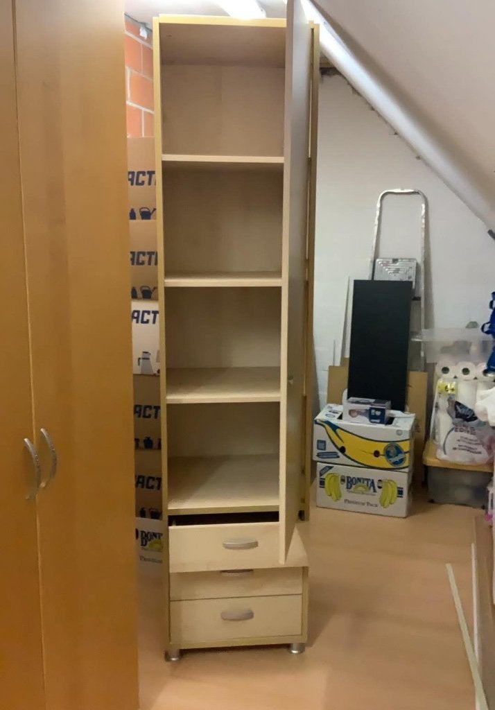 Kast, Huis en Inrichting, Kasten | Kleerkasten, Ophalen, Met plank(en), Gebruikt, 200 cm of meer