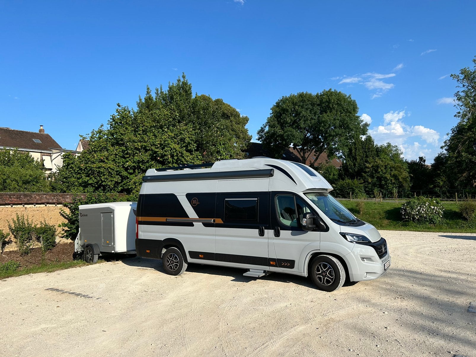 Camping-car Globetraveller 27000 km automatique, Caravanes & Camping, Camping-cars, Jusqu'à 4, Fiat, Diesel, Automatique