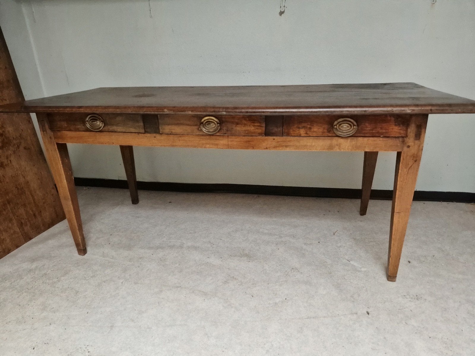 Table à lait française ancienne, table de ferme, Enlèvement