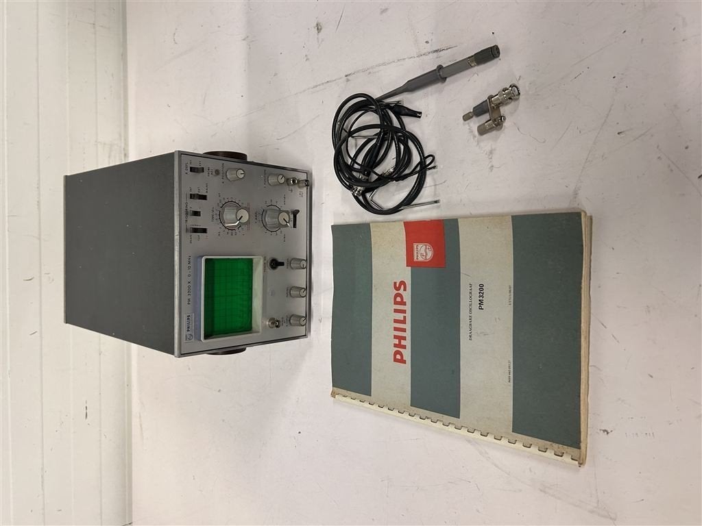 A7401. Philips PM3200 osciloscoop met toebehoren, Ophalen of Verzenden, Gebruikt