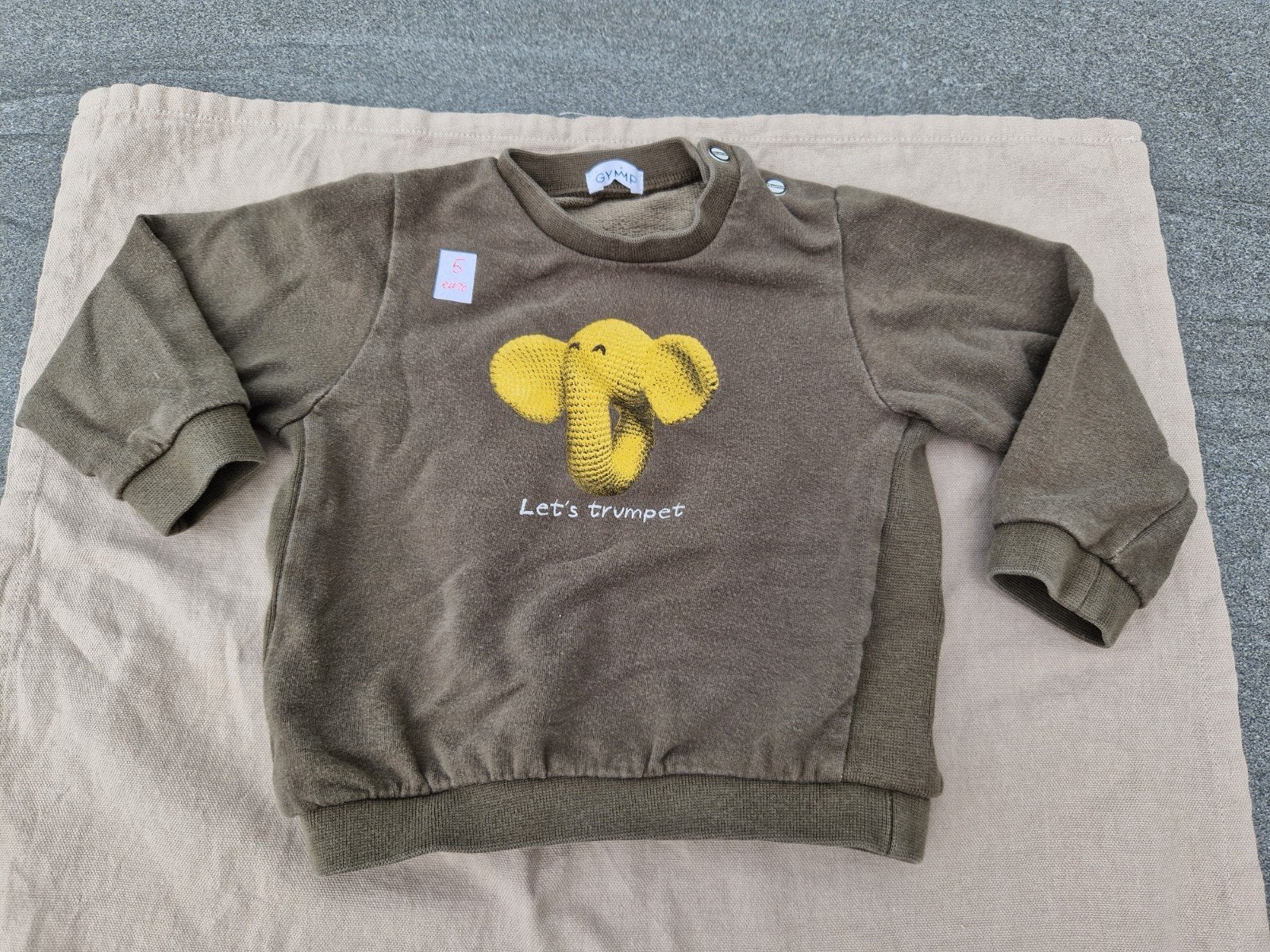 pull van GYMP  maat 74, Kinderen en Baby's, Babykleding | Maat 74, Ophalen of Verzenden, GYMP., Truitje of Vestje