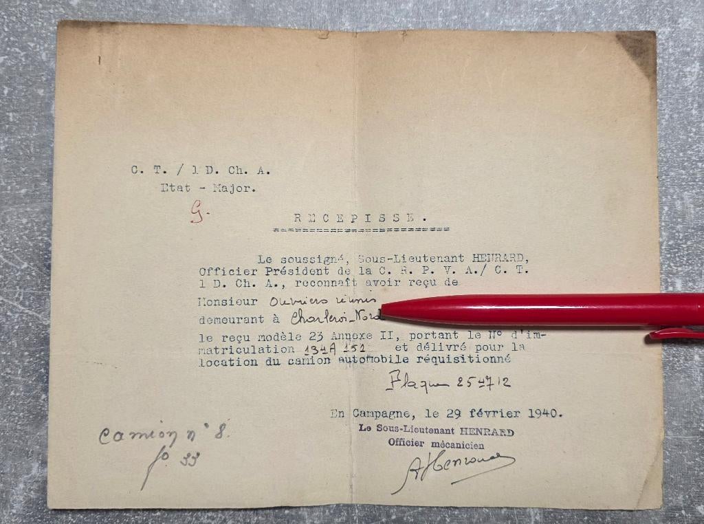 WW2+Chasseurs Ardennais+En Campagne+Brasserie+Militaria, Enlèvement ou Envoi, Armée de terre, Livre ou Revue