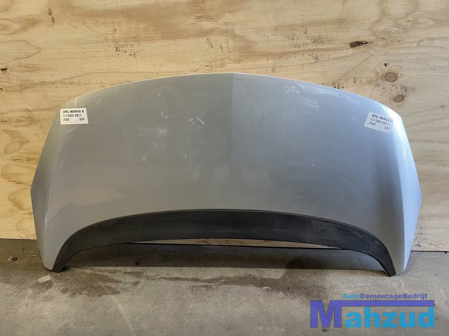 OPEL MERIVA B zilver Z157 Motorkap 2010-2017, Gebruikt, Opel Automobile GmbH, Kontakt@opel-infoservice.de, Motorkap