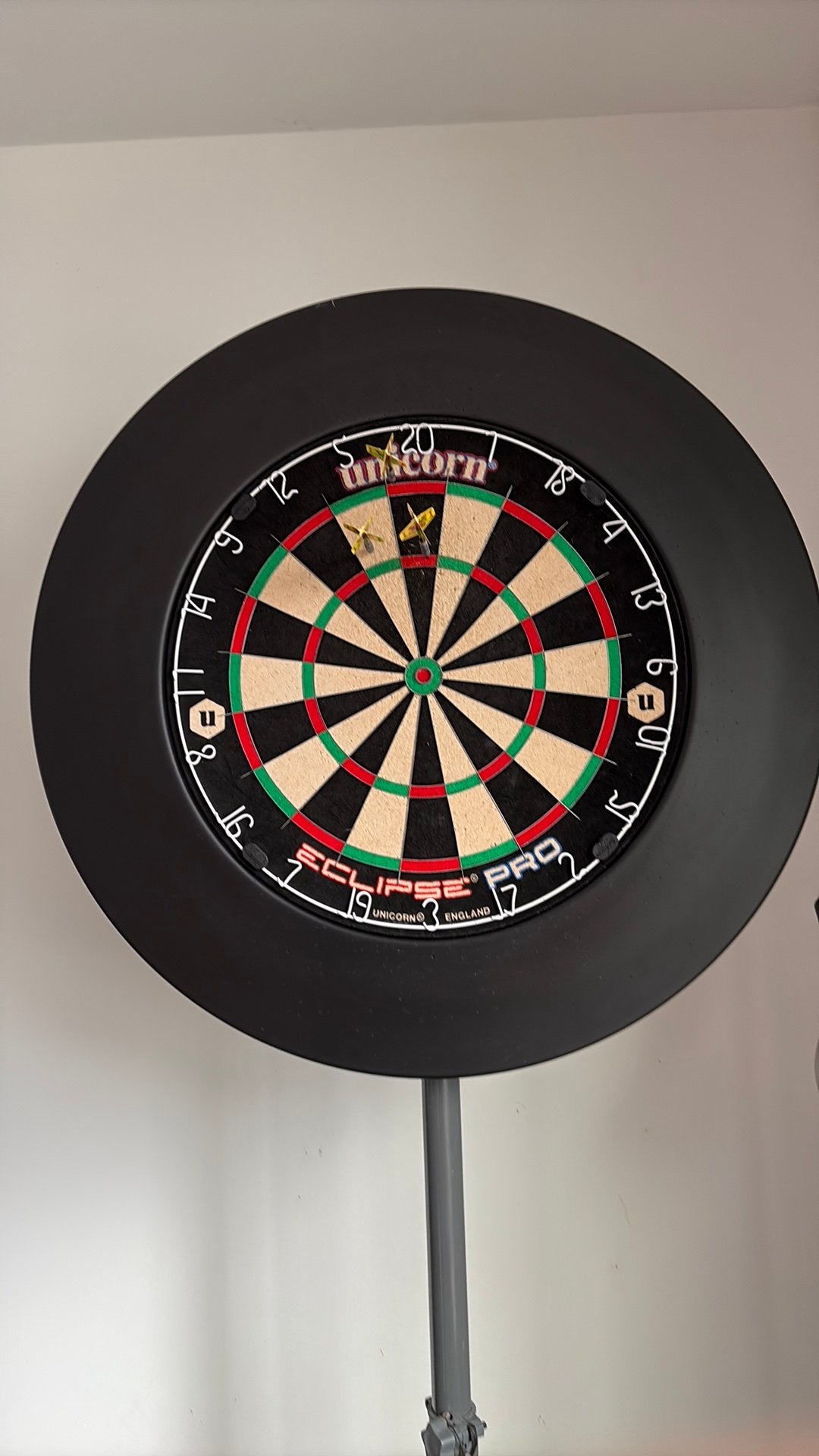 Dartbord met standaard, Enlèvement, Comme neuf, Cible de fléchettes