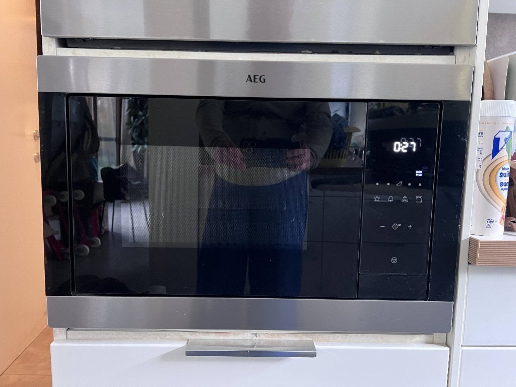 Microgolf oven AEG - MSB2547M, Elektronische apparatuur, Ophalen, Microgolfoven, Zo goed als nieuw, Inbouw