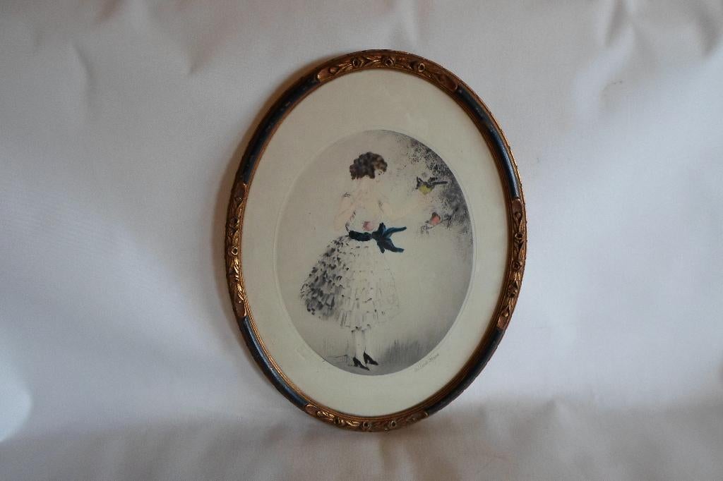 Lithographie Art Nouveau Albert Ferro, Enlèvement