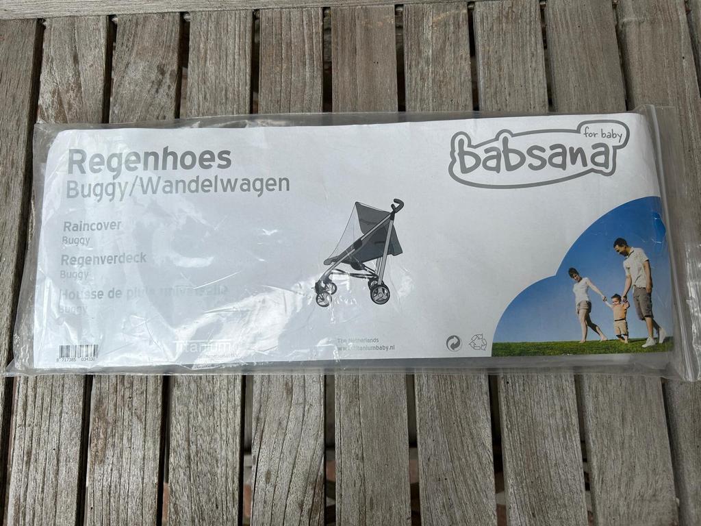 NIEUW : BABSANA REGENHOES BUGGY/WANDELWAGEN, Kinderen en Baby's, Ophalen of Verzenden, Nieuw, Regenhoes