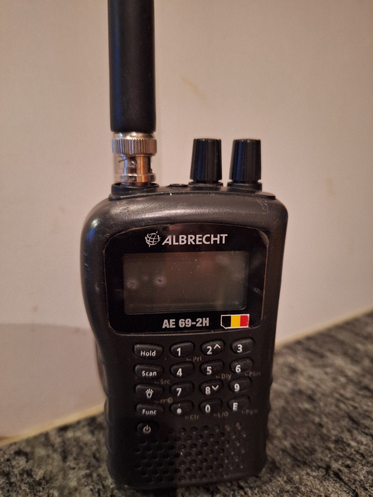 Albrecht handscanner ontvanger wielrennen, Telecommunicatie, Portofoons en Walkie-talkies, Ophalen, Zo goed als nieuw, 5 tot 15 km
