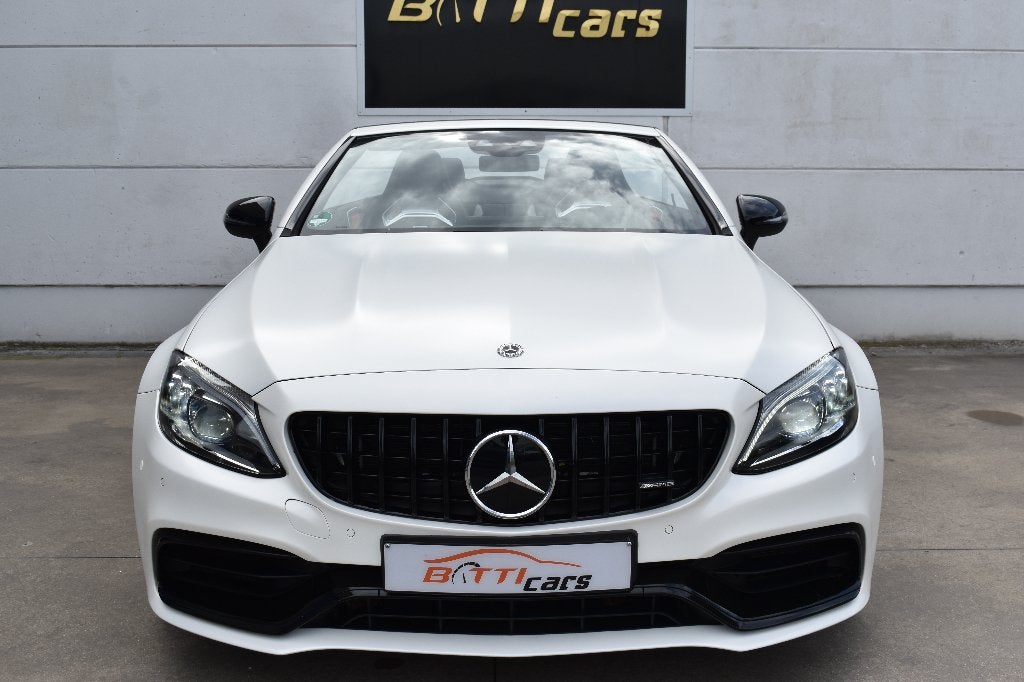 Mercedes C63s AMG Cabriolet, Autos, Mercedes-Benz, Cuir, 1940 kg, Achat, 375 kW