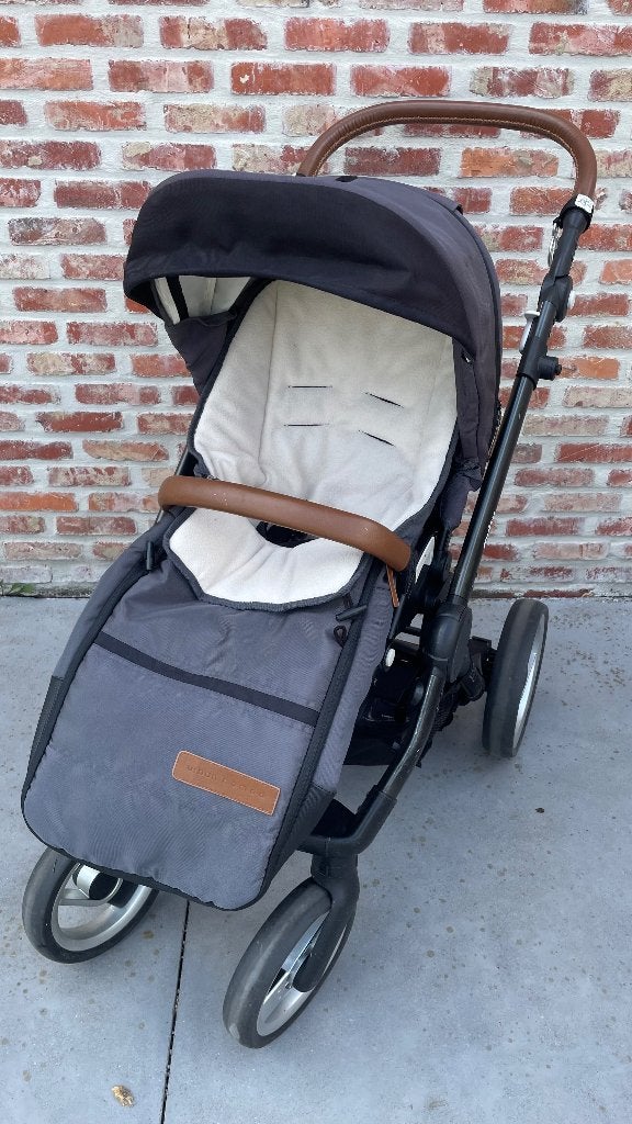 Mutsy evo urban nomad + nieuwe voetenzak, Kinderen en Baby's, Kinderwagens en Combinaties, Ophalen, Gebruikt, Verstelbare duwstang