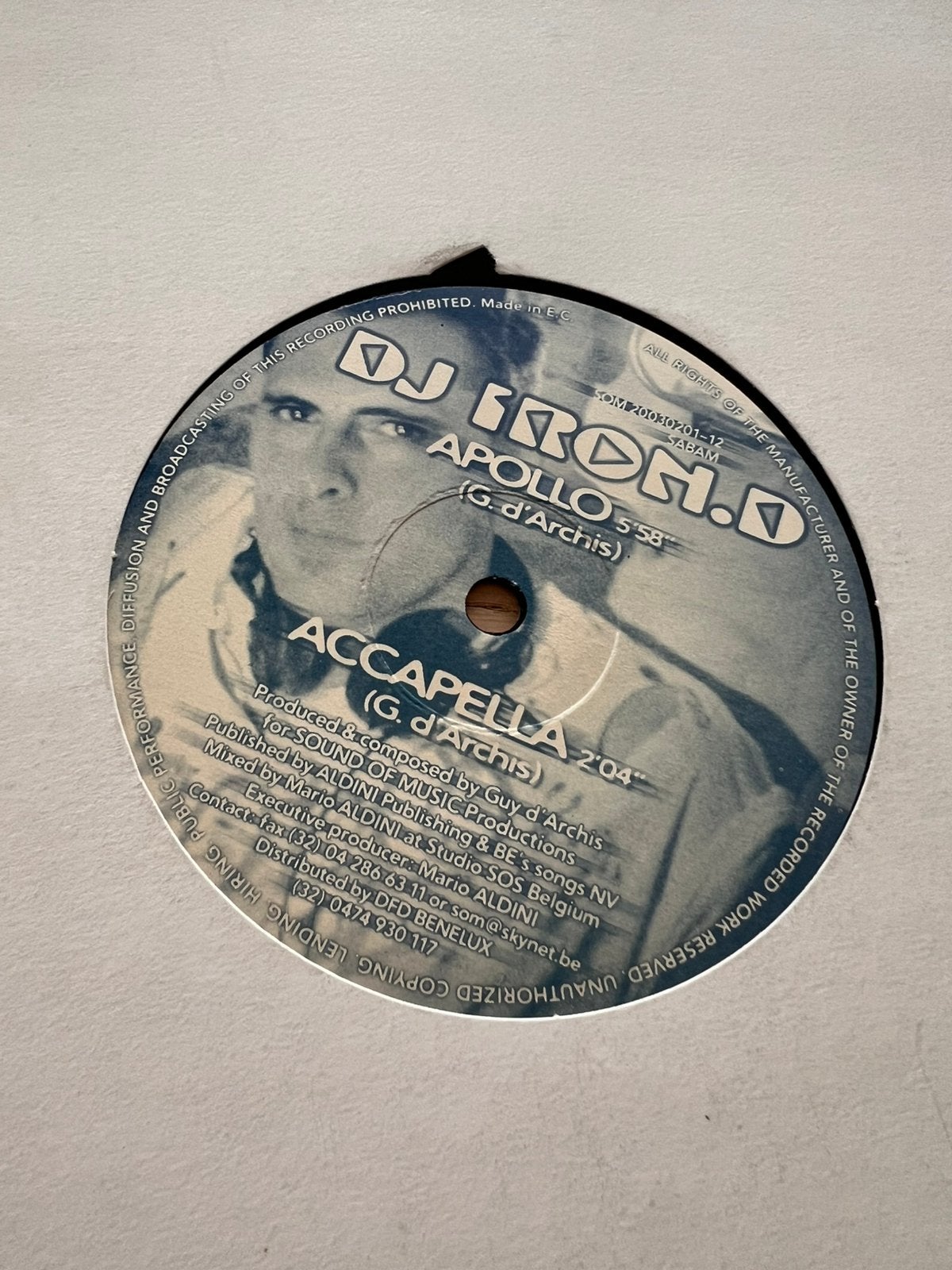 Dj iron d - apollo / maximum ressource, Cd's en Dvd's, Vinyl | Dance en House, Ophalen of Verzenden
