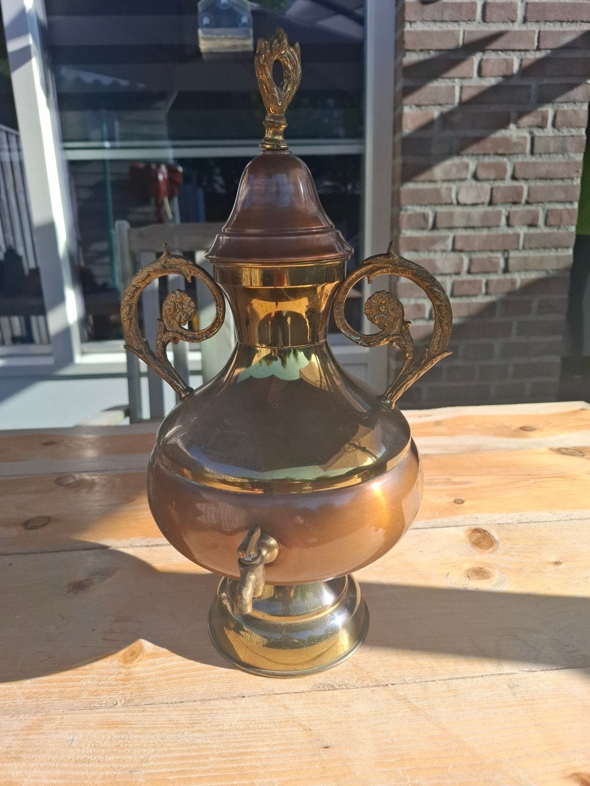 antieke vaas,theekan, Ophalen of Verzenden