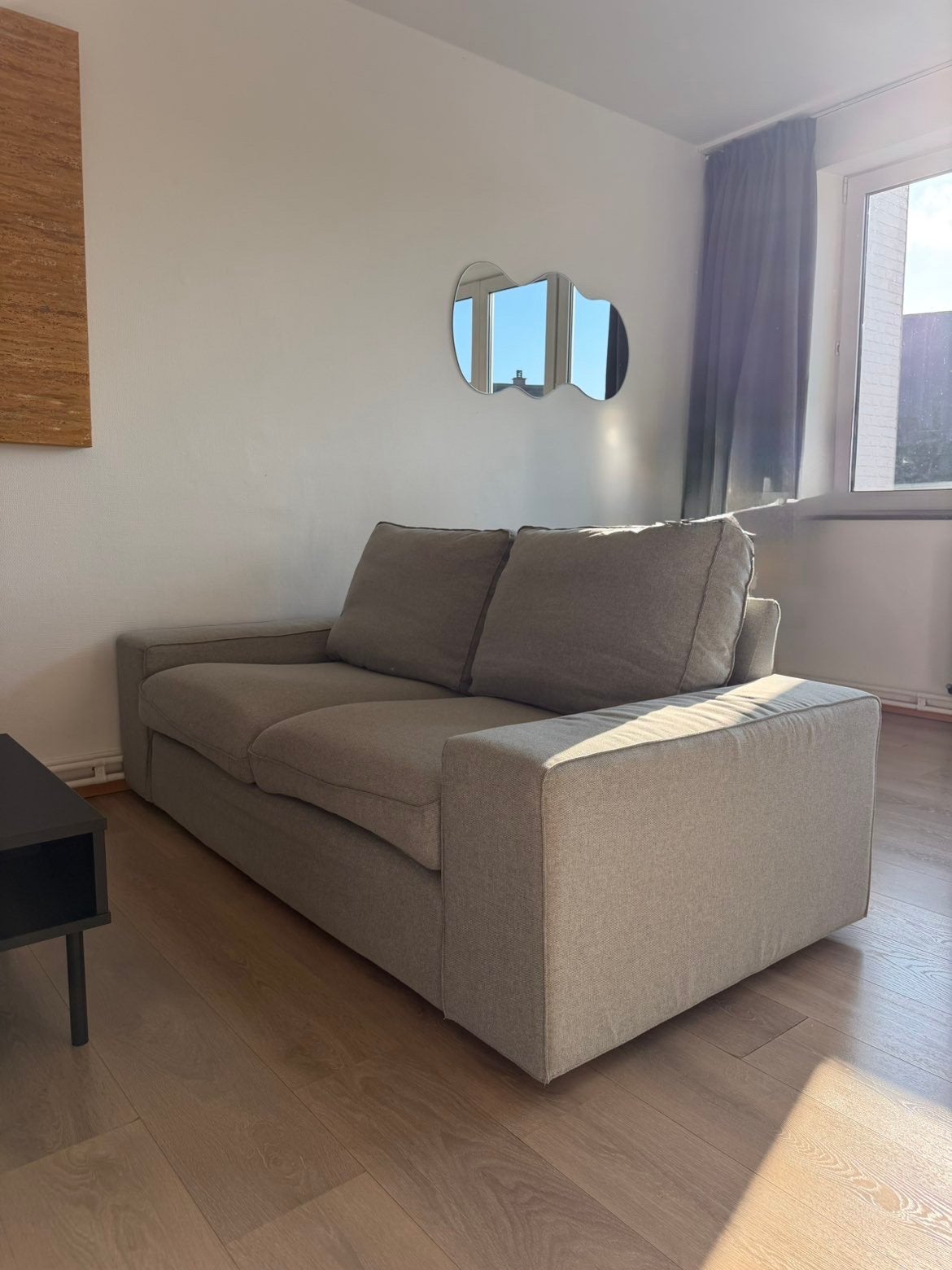 Canapé gris, Maison & Meubles, Enlèvement, Comme neuf
