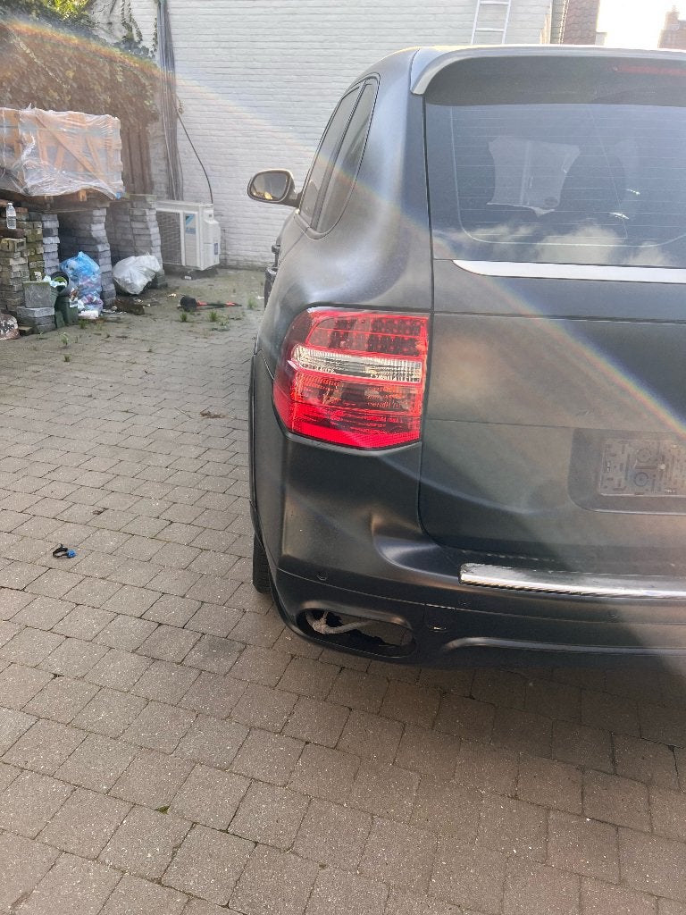 Cayenne achterbumper GTS/Turbo look – PDC klaar voor 955, Auto-onderdelen, Ophalen, Gebruikt, Porsche, Achter