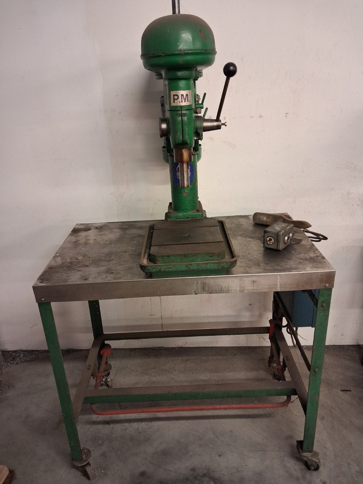 Kolomboormachine, Ophalen, Kolomboormachine