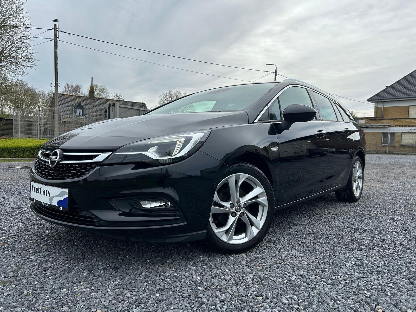 Opel Astra 1.0 BEBZINE / FULL OPTION - EXPORT / motordamage, Auto's, Voorwielaandrijving, Zwart, Leder, Bedrijf