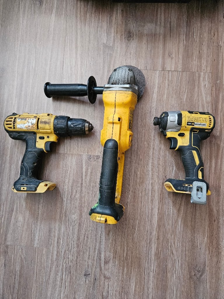 Dewalt slijpschijf + schroefmachine 18 volt, Doe-het-zelf en Bouw, Ophalen, Gebruikt, Haakse handslijpmachine