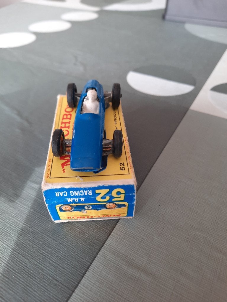 Voiture de course Matchbox 52B BRM + boîte, Enlèvement ou Envoi, Utilisé, Autres types, Matchbox