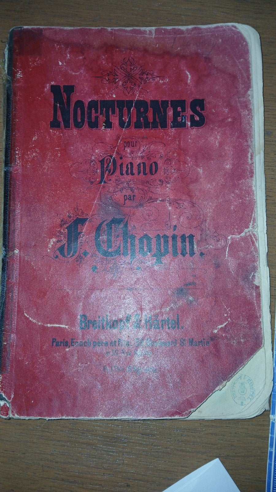 Partitions Nocturnes de Chopin, Musique & Instruments