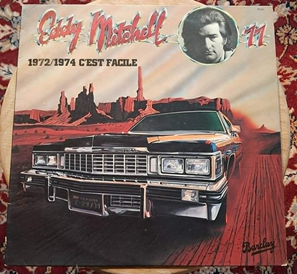 Eddy Mitchell - 1972 / 1974 C'est facile, 12 pouces, Enlèvement ou Envoi, 1970 - 1979, Utilisé