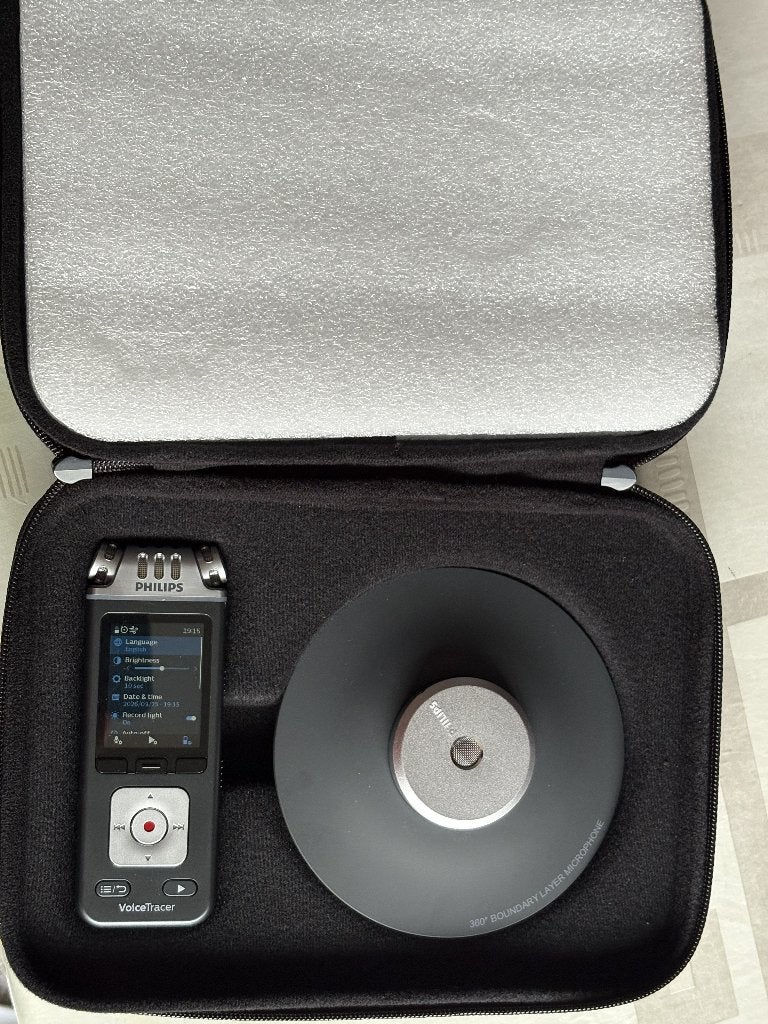 Philips VoiceTracer 6110 dictafoon, Audio, Tv en Foto, Ophalen, Bandrecorder