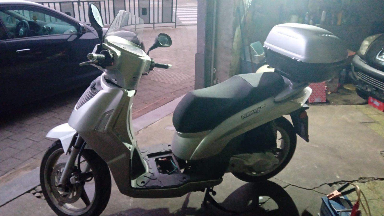 scooter 125, Enlèvement