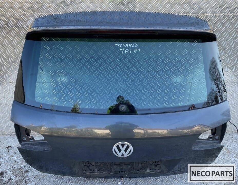 VW TOUAREG 7P FACELIFT ACHTERKLEP KLEUR LG7W ALLES LEVERBAAR, Arrière, Volkswagen, -, Haillon arrière