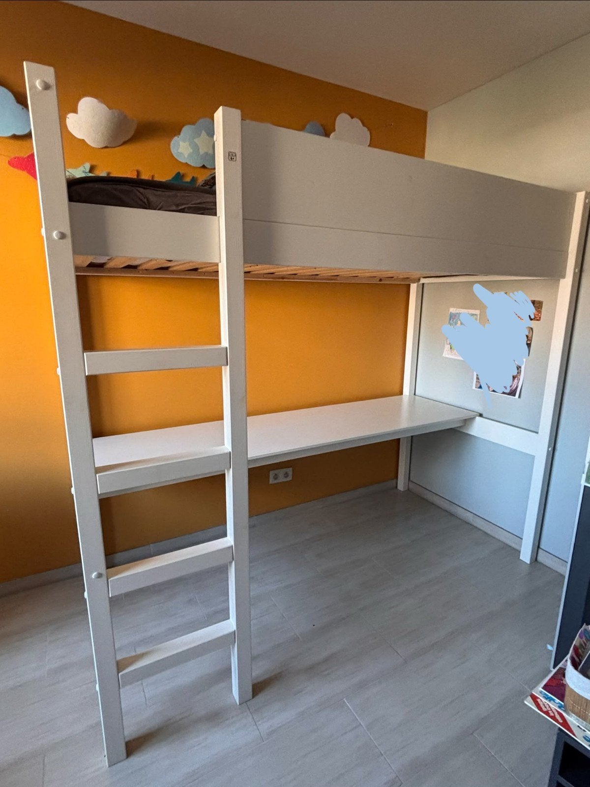 Hoogslaper met bureau, Kinderen en Baby's, Ophalen, Zo goed als nieuw, Hoogslaper