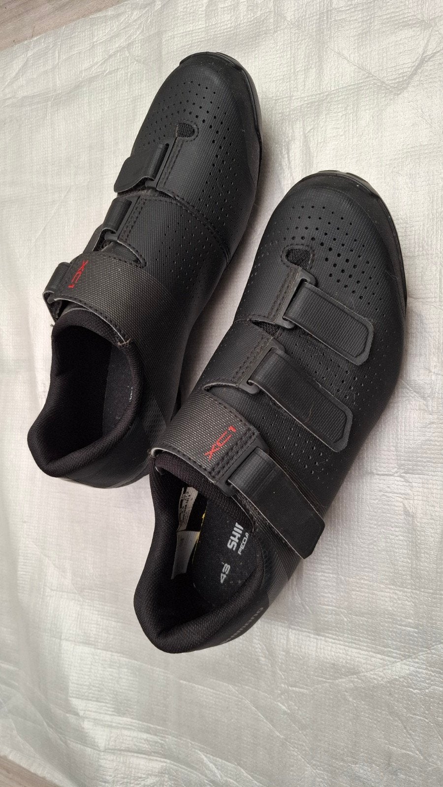 Chaussures vélo Shimano XC1 en très bonne état taille 43, Enlèvement ou Envoi, S, Chaussures